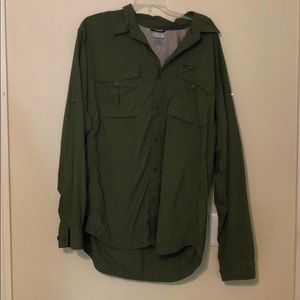 Men’s Long sleeved outdoors sweat resistant shirt